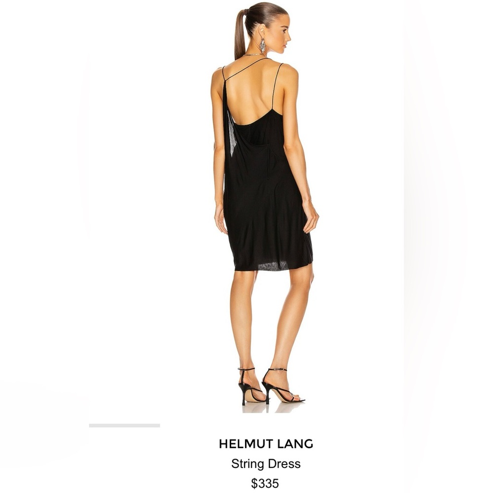Helmut Lang Midnight Black Gown.Size S.New with tags